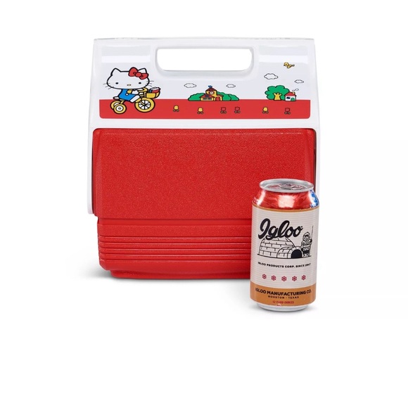 Hello Kitty Igloo Cooler Mini Playmate 4QT RED Lunch Picnic Limited Edition - Picture 8 of 8